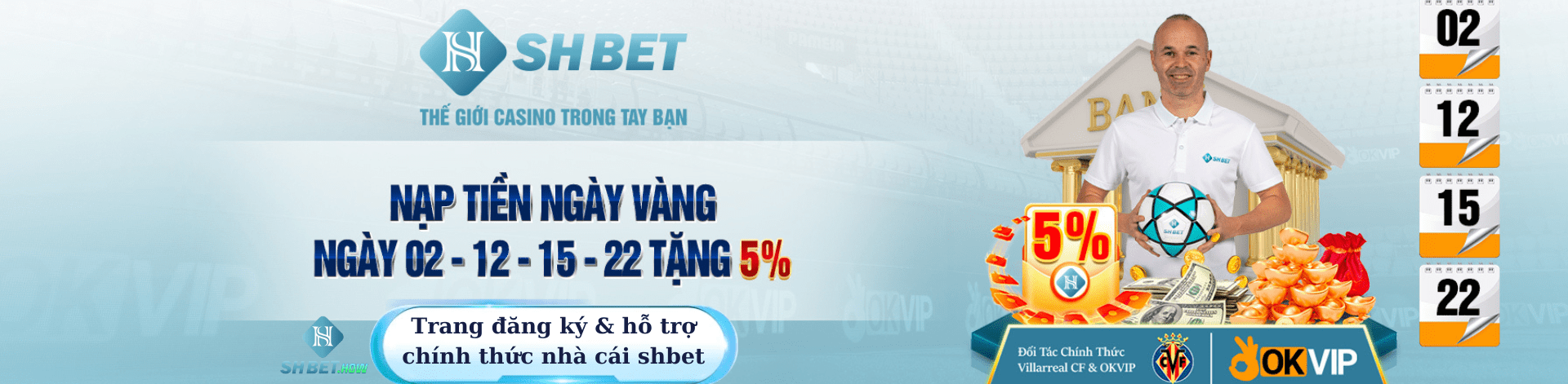 chương trình nạp tiền ngày vàng shbet